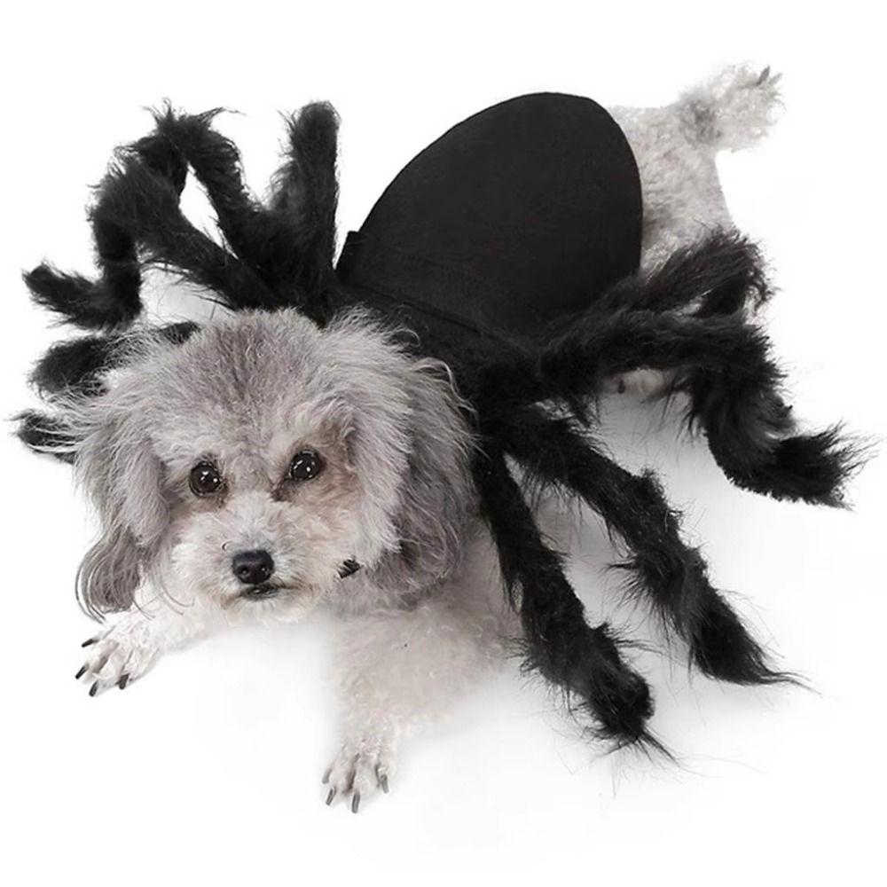 Spider Decoration Pet Spider Costume Furry Cat Cosplay Costume Pet Spider Harness Role Playing