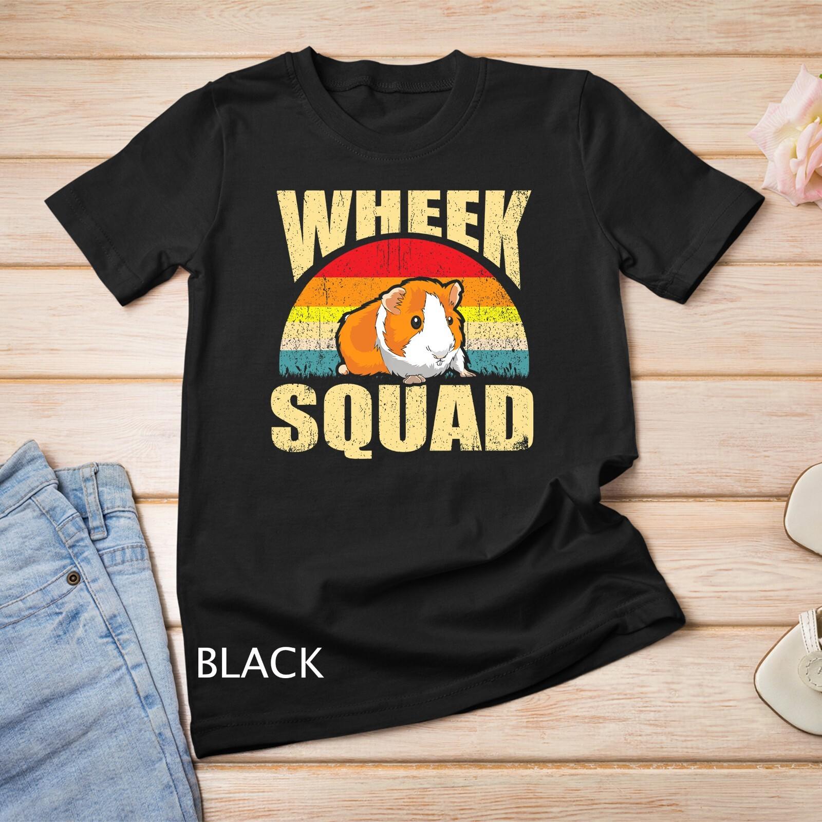 Wheek Squad Gift Girls Women Guinea Pig Cute Apparel Unisex T-Shirt Mens Womens Tees Top L