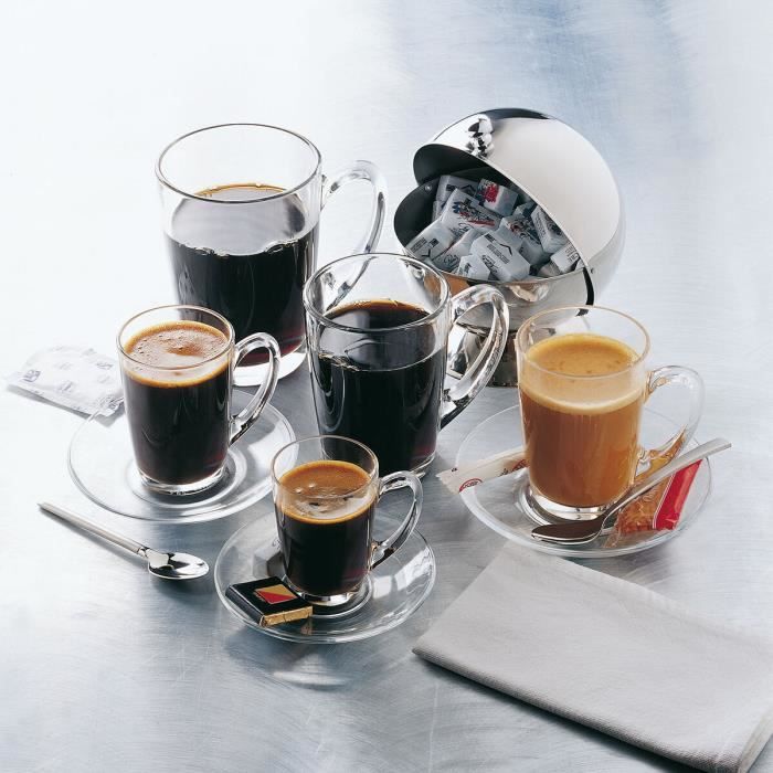 Kopp Luminarc New Morning Frokost Gjennomsiktig glass (320 ml) (6 Enheter)