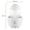 Remote-Controlled Rotating Jellyfish Light Humidifier & Essential Oil Diffuser with Seven-Color LED