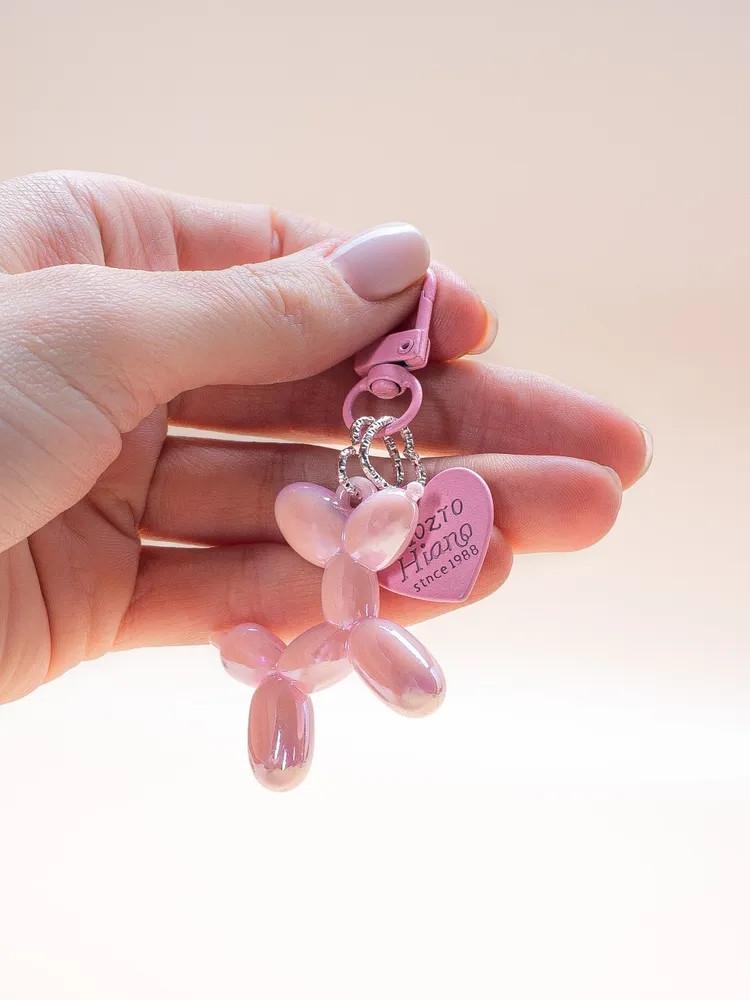 Sitting Posture, Woolen Bear Keychain, Cute, Fashionable, Exquisite Resin Doll, Keychain, Backpack Pendant