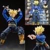 Shf Trunks Future Boy Super Saiyan Pvc Anime Actionfigur mit Ständer Sammlerstück