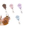 Pet Hair Memorial Keychain Photo Holder With Sturdy Waterproof PU Material For Pet Lovers Travel Essential