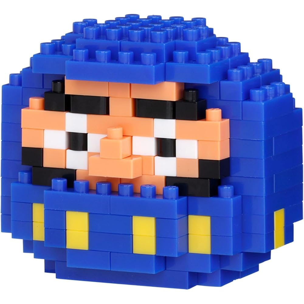 Kawada Nanoblock Daruma Blue NBC_402 1.3x10.5x18 cm Building Toy