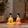 Buddhistische Form Silikonform Mehrzweck-Silikonkerzenform Zum Herstellen von Kerzen Seife Gipsskulptur Heimdekoration