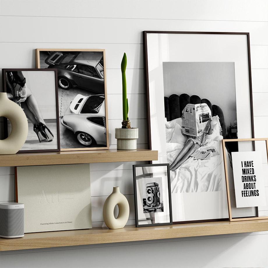 Black White Women Bathtub Camera Wall Art Canvas Painting Vintage Nordic Posters And Prints Pictures For Living Room Home Decor