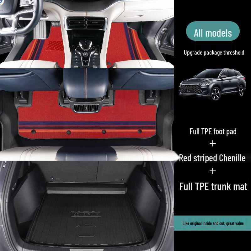 BYD Song Plus DMI/EV All-Inclusive TPE Floor Mats for New Energy Cars