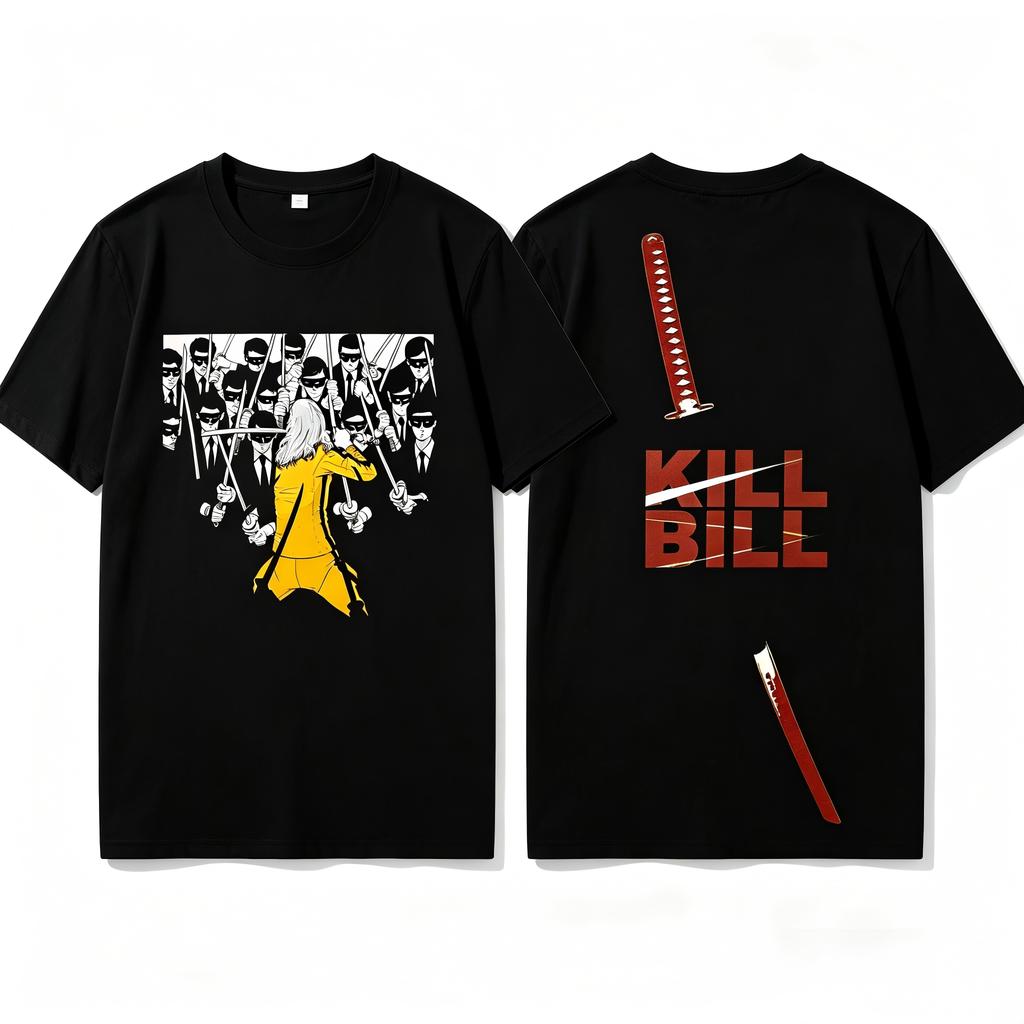 Kill Bill Vintage Movie S Streetwear Punk Rock Hip Hop Tshirts Unisex Women Casual Short Sleeve ONeck Tee Unisex Fashion Tops