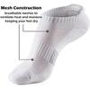 5 Pairs Womens Sport Ankle Socks Single Color Running Athletic Cushioned Sole Socks with Tab