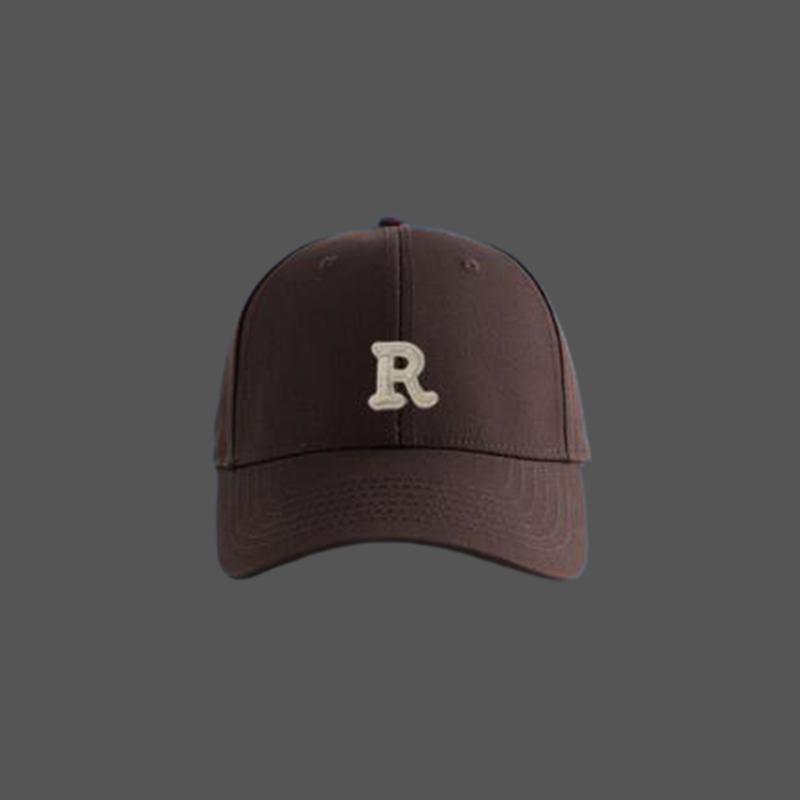 Cotton breathable new cap children's R letter summer sunshade sun protection outdoor sports baseball cap men's versatile