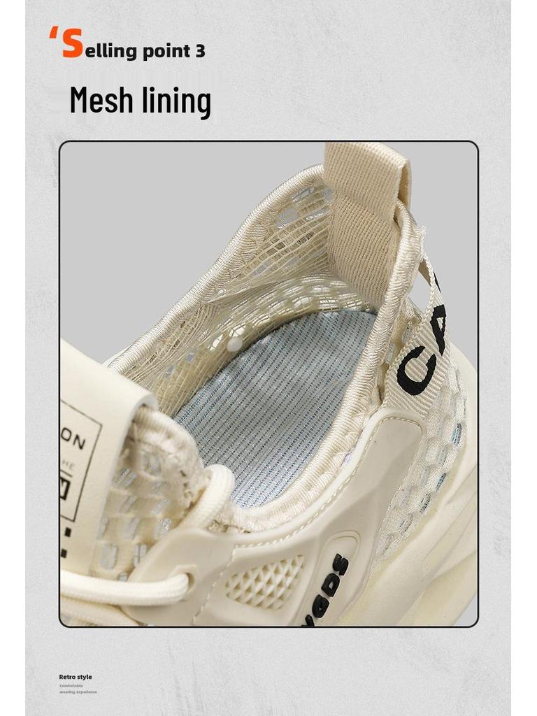 Mesh Breathable Men's Lightweight Summer Sandals: Hollow Out Casual Running Shoes