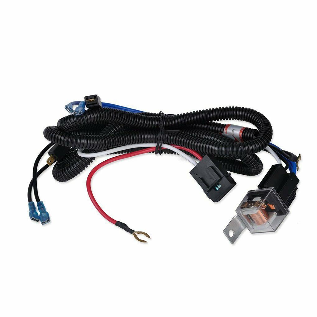 12V Horn Relay Wiring Harness Kit For Grille Mount Electric Blast Horn Universal Motorcycle Horn Wire Wiring Harness Kit 170CM