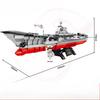 1165pcs Military Series Navy Shandong Aircraft Carrier Assembly Building Blocks Children's Toys No Box