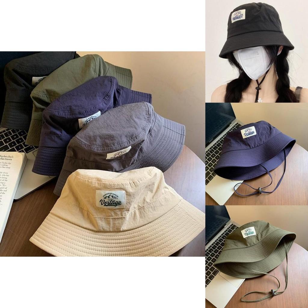 Versatile Four-season Breathable Quick-dry Fisherman Hat For Women In Black