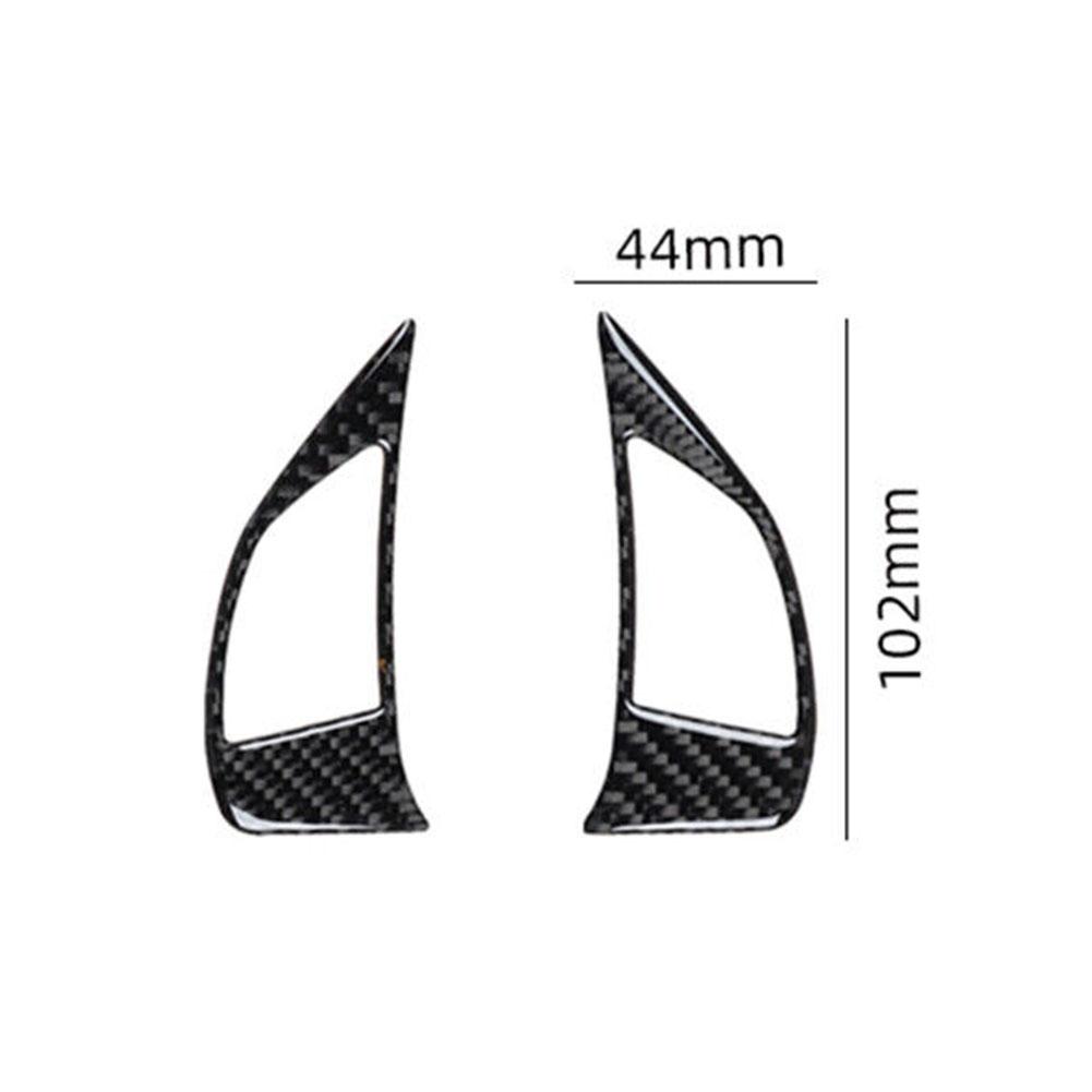 3pcs Cover Trim Anti-corrosion Black Stylish Decor