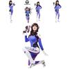 Overwatch D.va Cosplay Costume Jumpsuit For Women Premium Polyester Material For Comfort And Durability