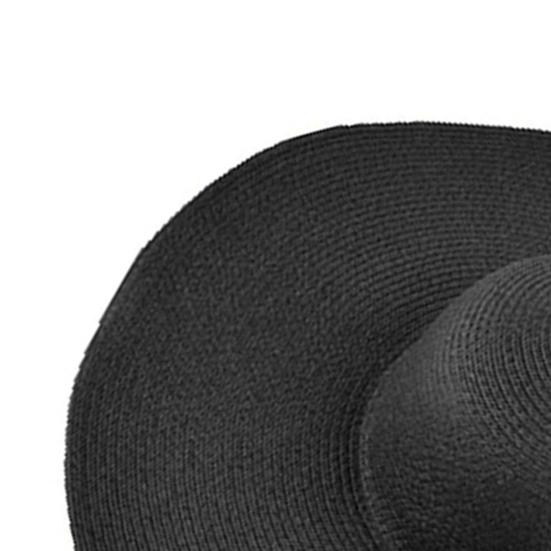 Sun Hat Widen  Brim Sun Protection Solid Color Summer Outdoor Fashion Ladies Big Brimmed Straw Hat Women Accessories