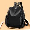Damen-Rucksack, große Kapazität, Diebstahlschutz, weiches Leder, Reise-Schulter-Umhängetasche