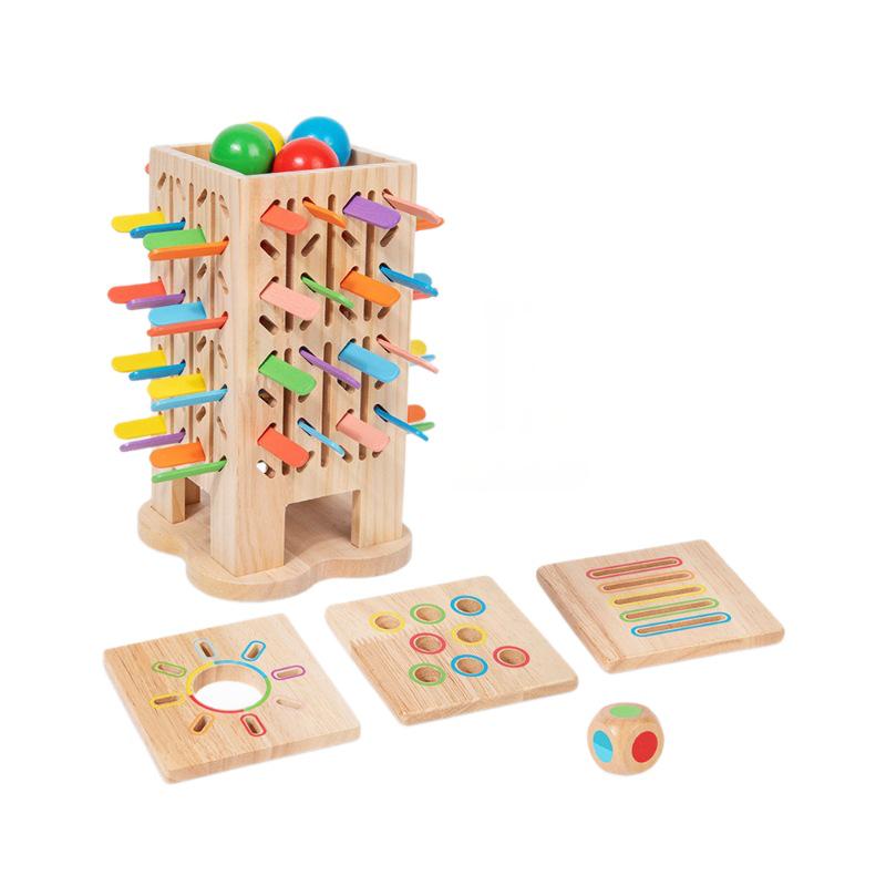 Wooden Balance Sticks Educational Puzzle Game for Toddlers and Parents