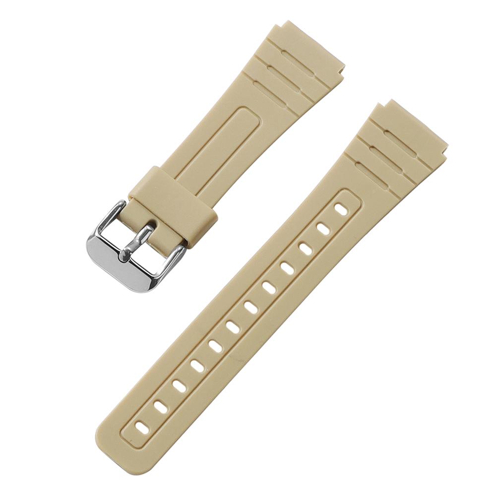 18mm Soft Silicone Watch Strap for CASIO F91W W-800H for W800H SGW400 F91W F84 F105/108 A158/168 AE1200/1300 Men Wrist Bracelet