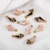 1piece Stainless Steel Pointed Conch Enamel Pendants DIY Summer Style Necklace Jewelry Accessories Clothing Decoration Supplies