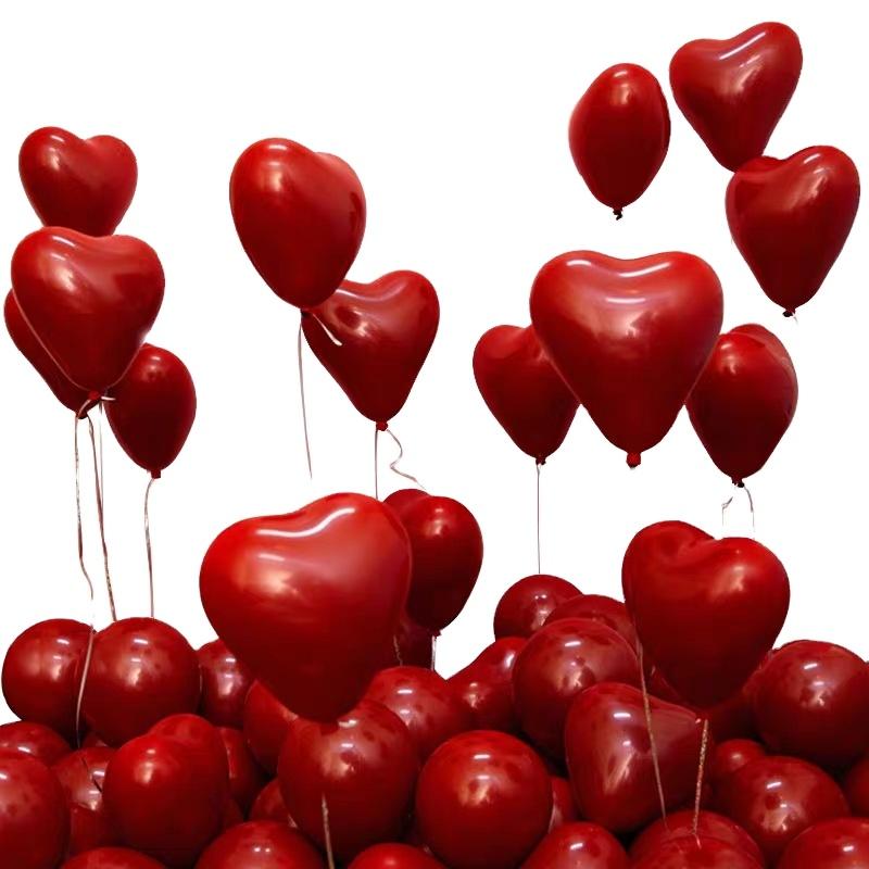10 Inch Double Layer Heart Balloon Wedding Party Needs Party Decoration