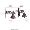 Outdoor Retro Doorbell Home Heavy Duty Metal (Vine / Four Bird 3XUF