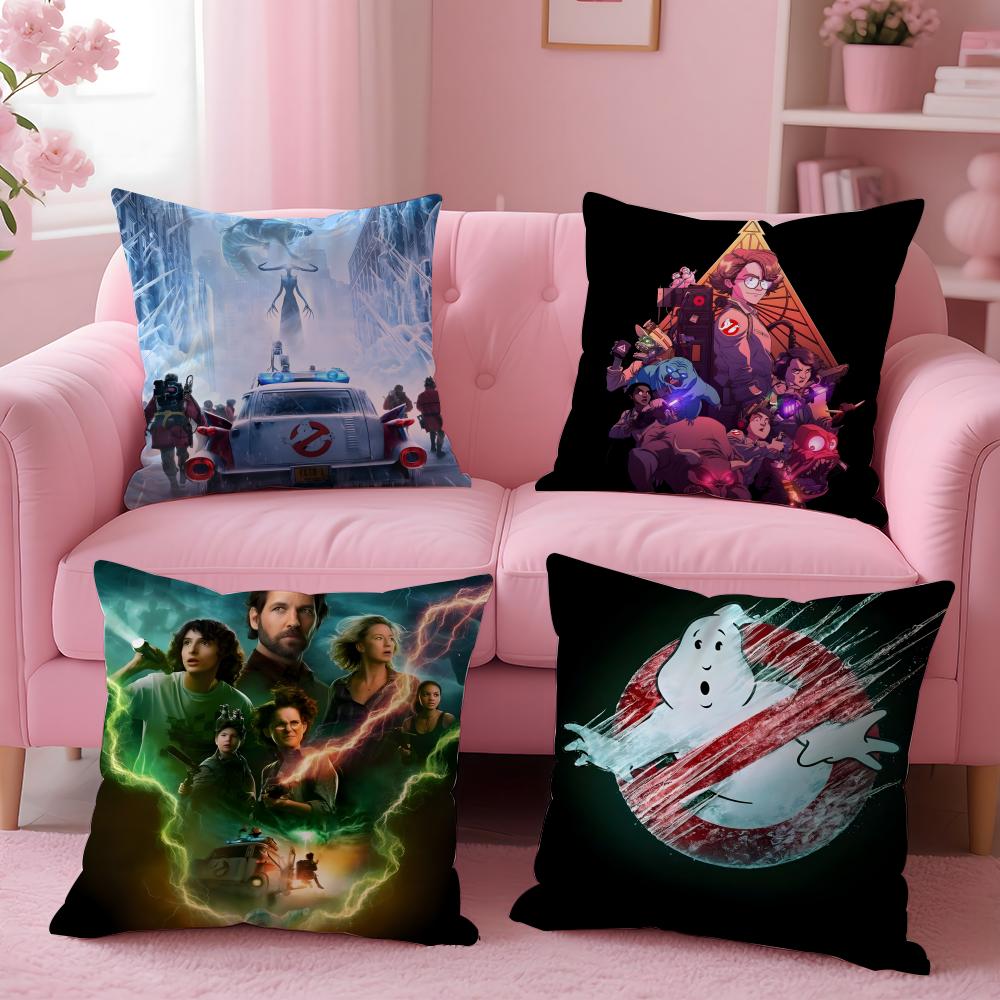 GGhostbusters AAfterlife Cartoon Cushion Cover Pillow Case Soft Friendly Fabric Concealed Zipper