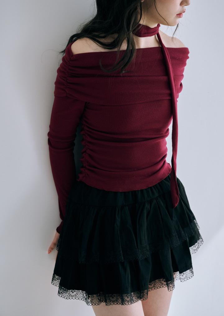 BYSEOWOO Olivia Lace Skirt (Black)