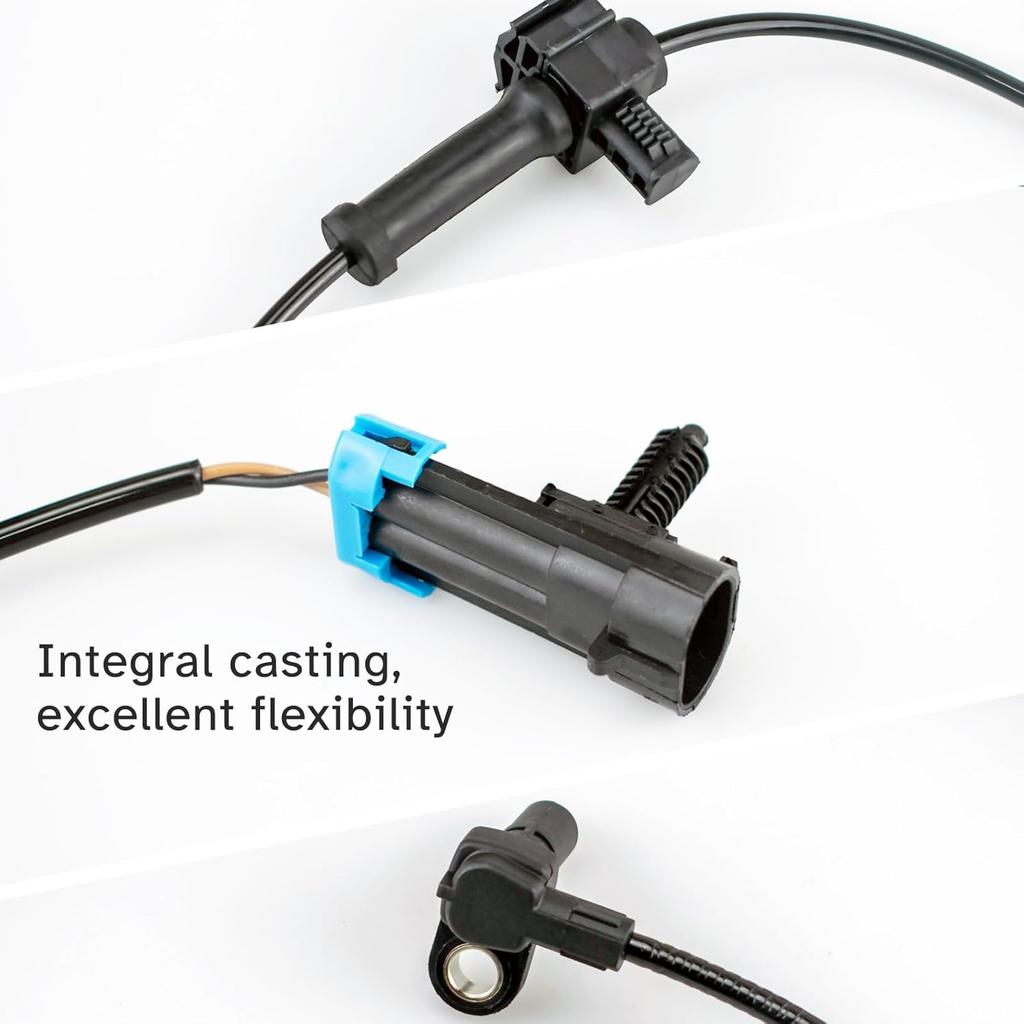 Rear ABS Wheel Speed Sensor Left Right Fit For 07-13 Chevy Silverado 1500 2500 3500 Cheyenne, GMC Sierra 2007 2008 2009 2010 2011 2012 2013, Driver