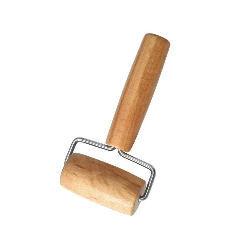 

Деревянная скалка для раскатывания теста для печенья, теста для выпечки, чапати, макарон, выпечки, пиццы, кухонного инструмента, раскатывания теста