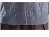 Women's Short Cardigan Sweater - 2025 Spring/Autumn Fashion, Loose Knitted Zipper Jacket for Moms