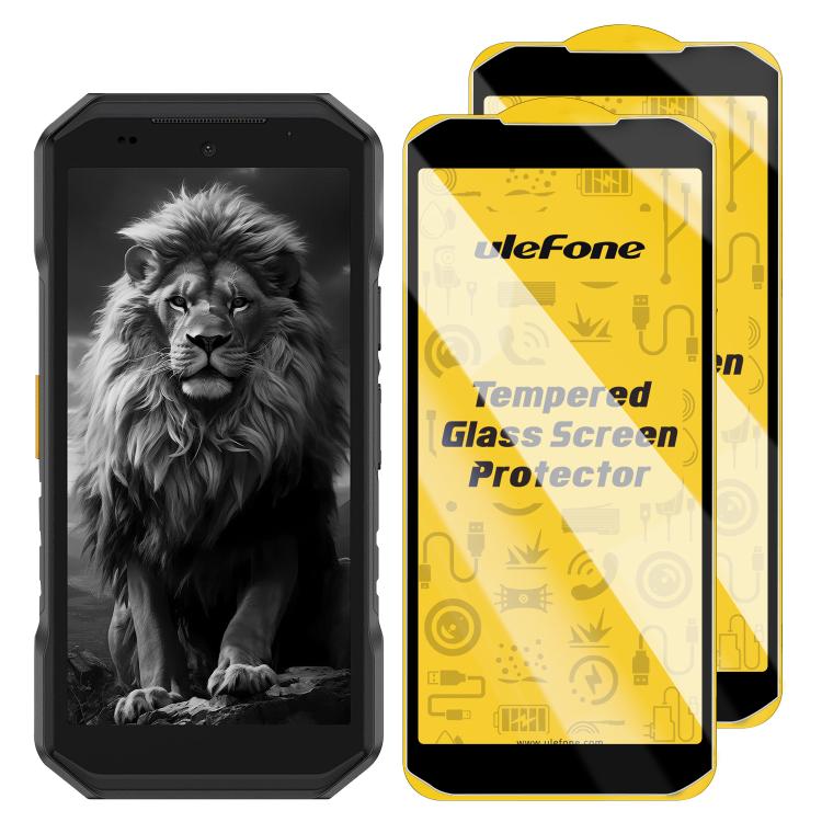 2 pezzi / Confezione Ulefone 9H HD Anti Impronta Vetro Temperato Proteggi Schermo