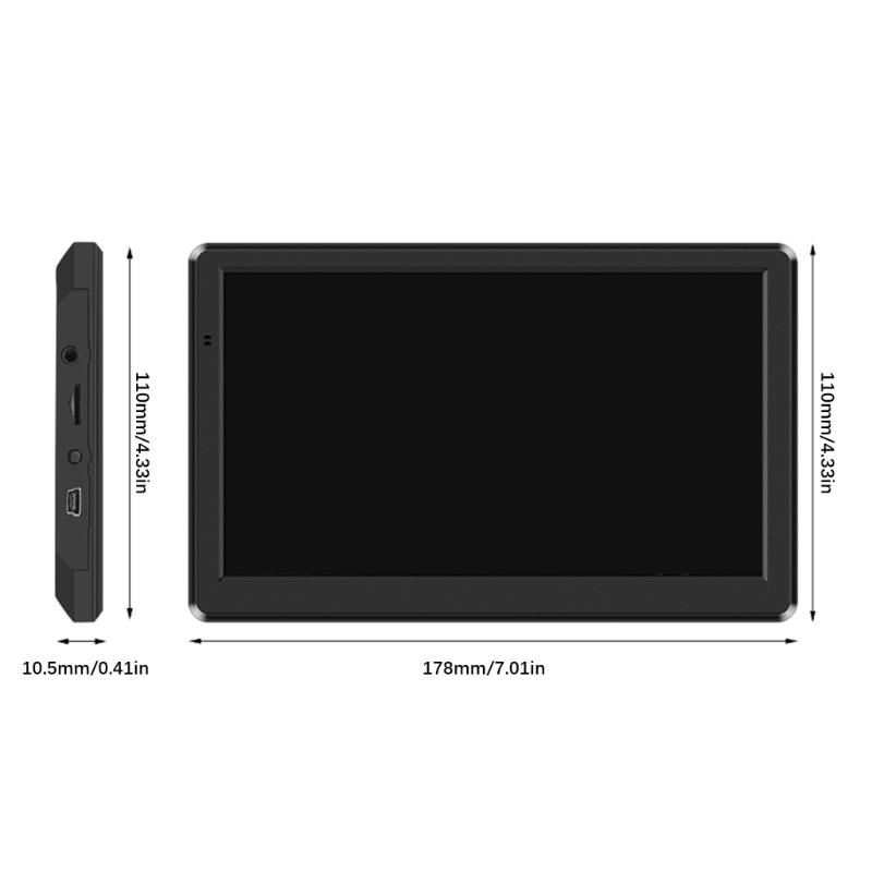 7inch GPSs Navigation For Car And Truck With Life North US Maps Updates And Card Slot