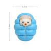 Mini Hedgehog in Sleeping Bag Ornament Miniature Figurines Gift Toy for Kids Children Baby Room Desk Garden Home Decoration