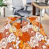 1PC Cat Pattern Non-Slip Floor Carpet Compatible for Office&Living Room&Dining Room - Flat-Weave Machine- Soft & Pattern-E307