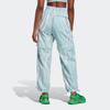 adidas Gestreifte Logo-Print Kordelzug Jogginghose Damen Unterteile Blau HT1103