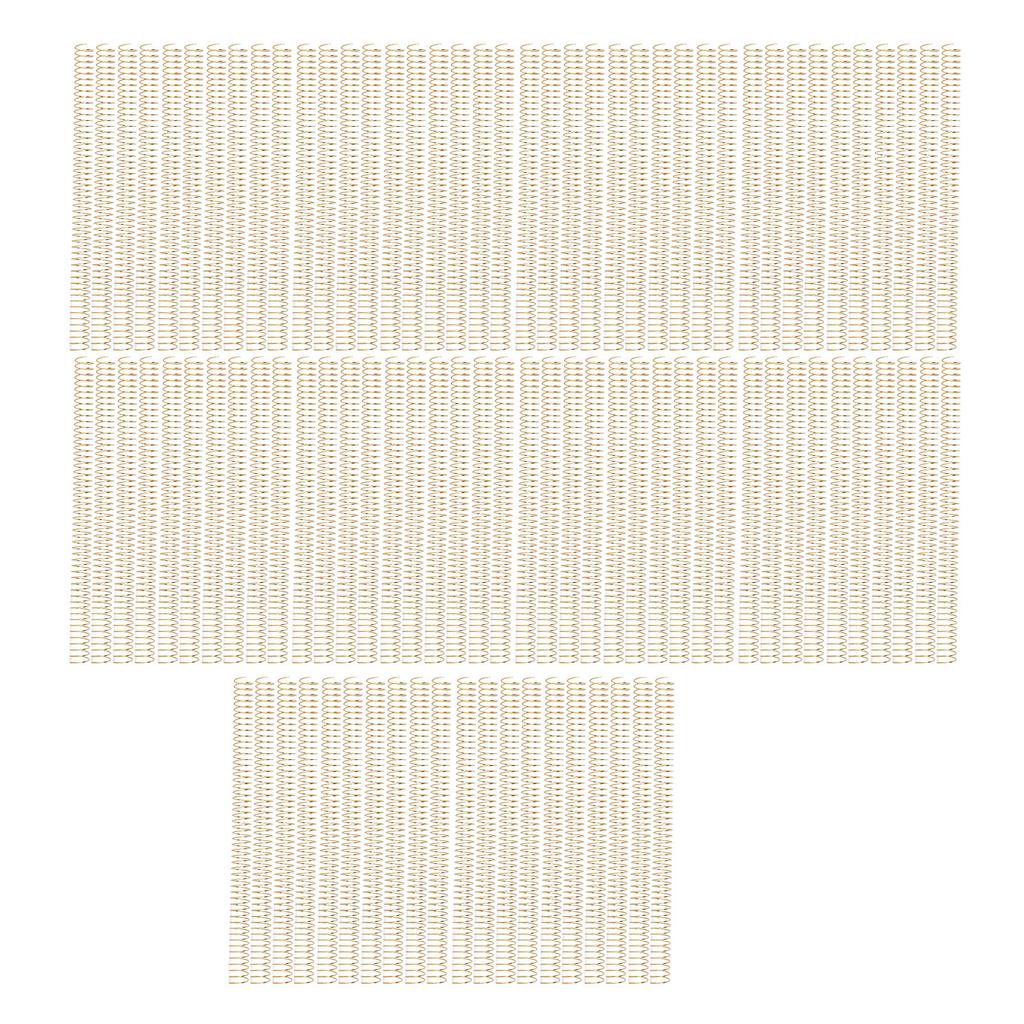 100Pcs Spiral Binding Coil 170 Sheet Capacity Spine Comb 19mm Diameter 48 Teeth 4:1 Pitch Set Kit for