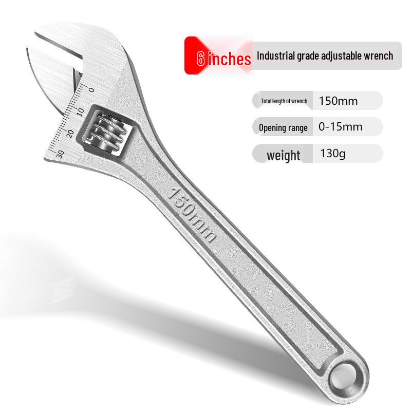 

Adjustable Multi-Function Large-Opening Short Handle Wrench for Bathroom Use