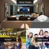 12V-2A T300 1920*1080 LED Mini Portable Projector 240x320 AV USB Audio Projector 3D Home Cinema Media Video Player Built-in Speaker 20W