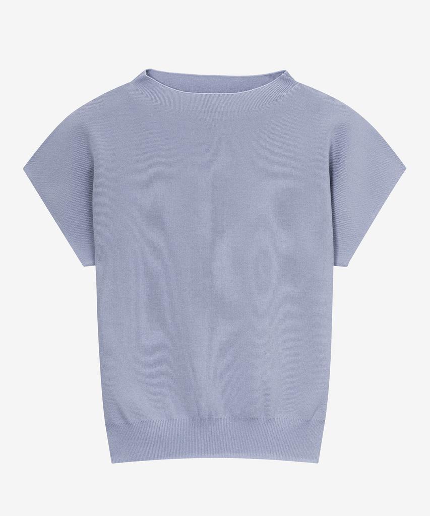 MIND BRIDGE WOMEN [W] Cap Sleeve Mock Neck Knit - 6 Colors