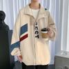 Men Hip Hop Street Patchwork Sports Jacket Loose Outwear Casual Turn Down Collar Jackets Trend Couples Coat Male Jacket Plus Size