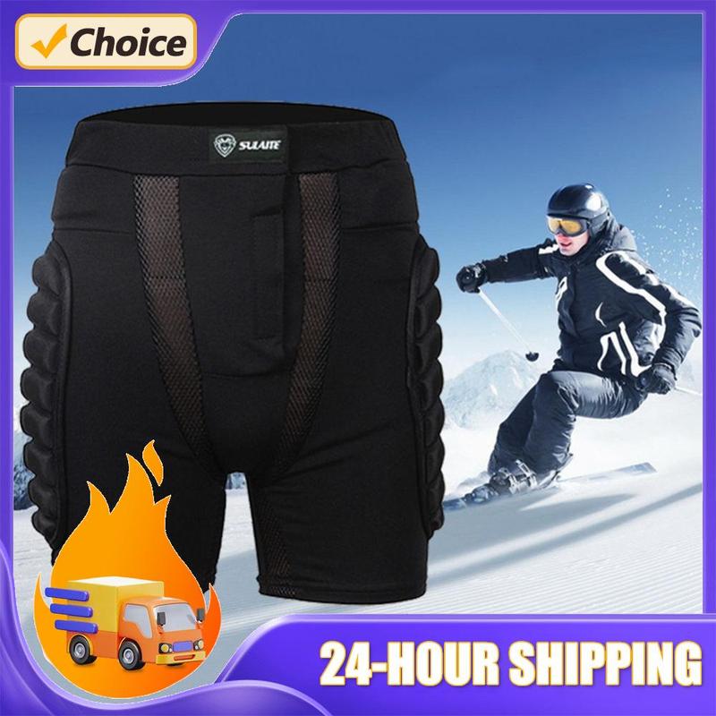 Motocross Protective Shorts Soft Skin-friendly Motorcycle Hip Protector Comfortable Skateboard Snowboard Skiing Racing Trousers M
