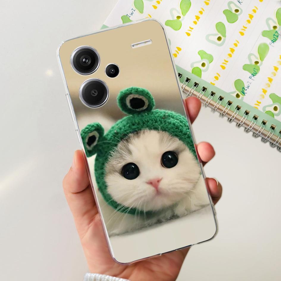 For Xiaomi Redmi Note 13 5G Case Luxury Marble Transparent Phone Cover For Redmi Note 13 Pro Plus Funda on Note 13 Pro 5G Bumper