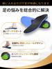 Insoles by a Physical Therapist Shock Absorption Arch Support Shock for Standing 5 Sizes Available [Supervised / 4-Layer Structure] Absorption, Work,