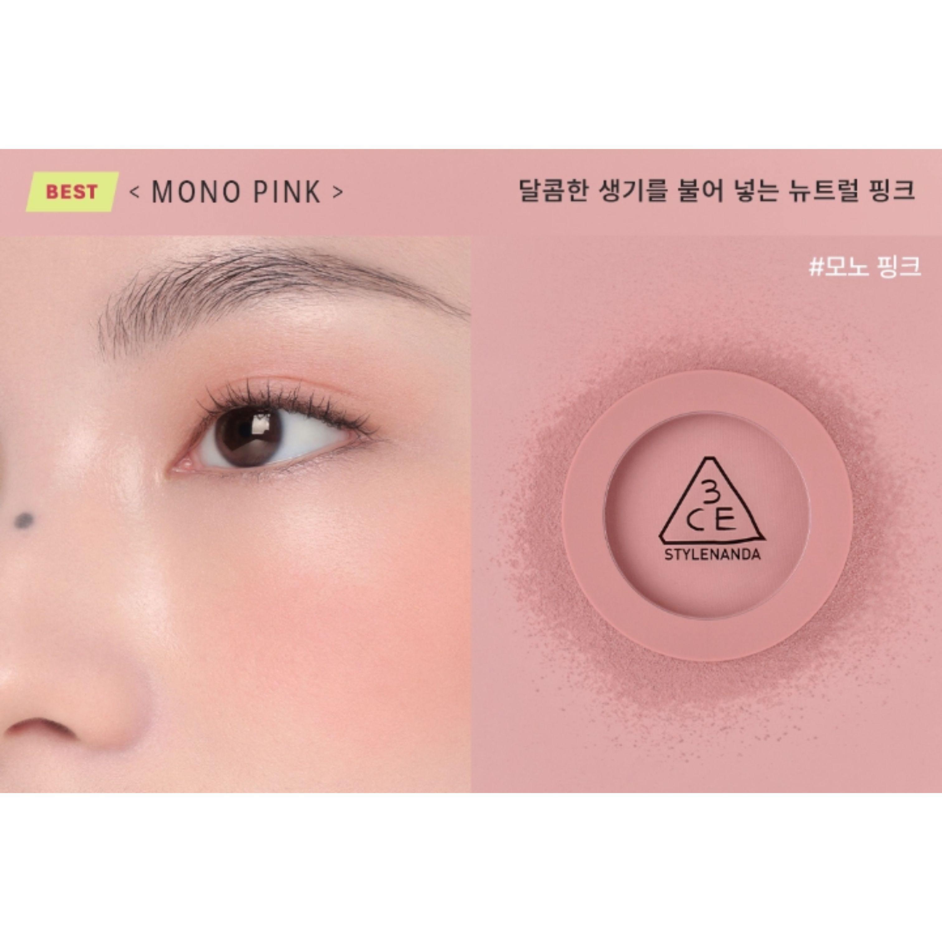 3CE Mood Recipe Face Blush 5.5g (15 Colors) MONO PINK