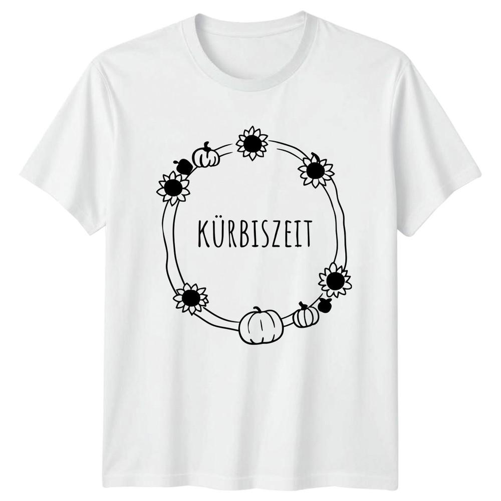 Kurbiszeit Unisexs TShirt Pumpkin Season Autumn Gift For Her S