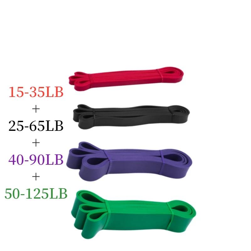 Strapazierfähiges Latex-Widerstandsband Übung Elastisches Band für Fitness Kraft Klimmzug-Unterstützungsband Training Pilates Fitnessgeräte Praktische Anwendung