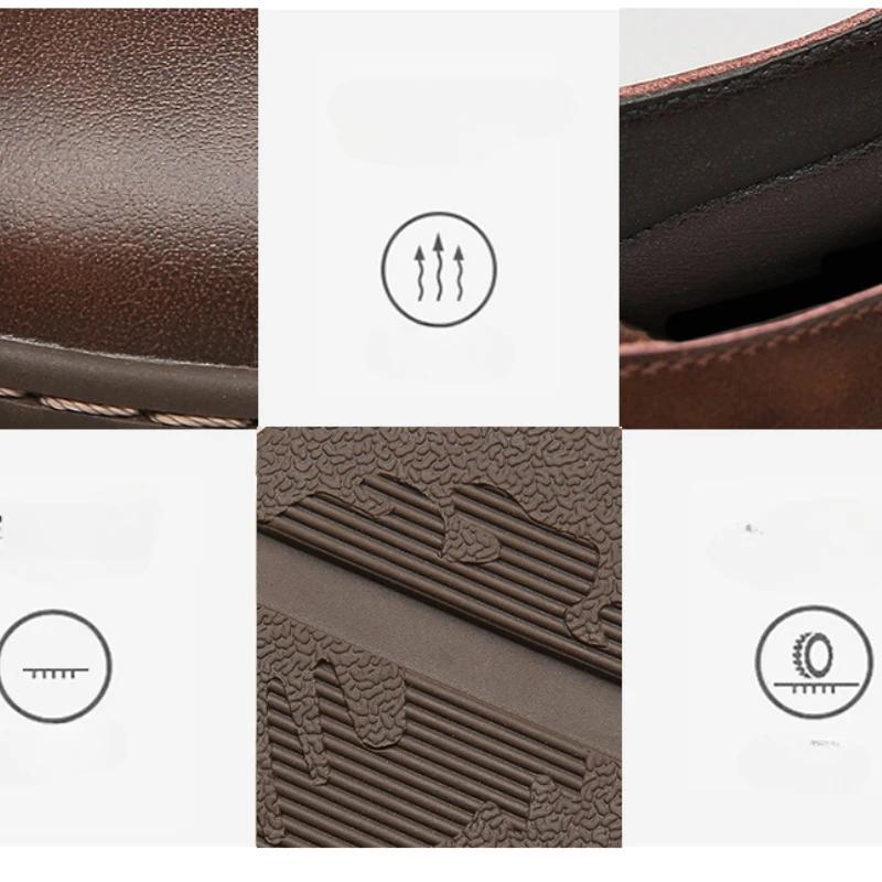 Genuine Leather Men Boots Plus Size Snow Boots for Men Spring Ankle Boots Shoes Man Punk Casual Riding Flats Equestr Botas Hombr