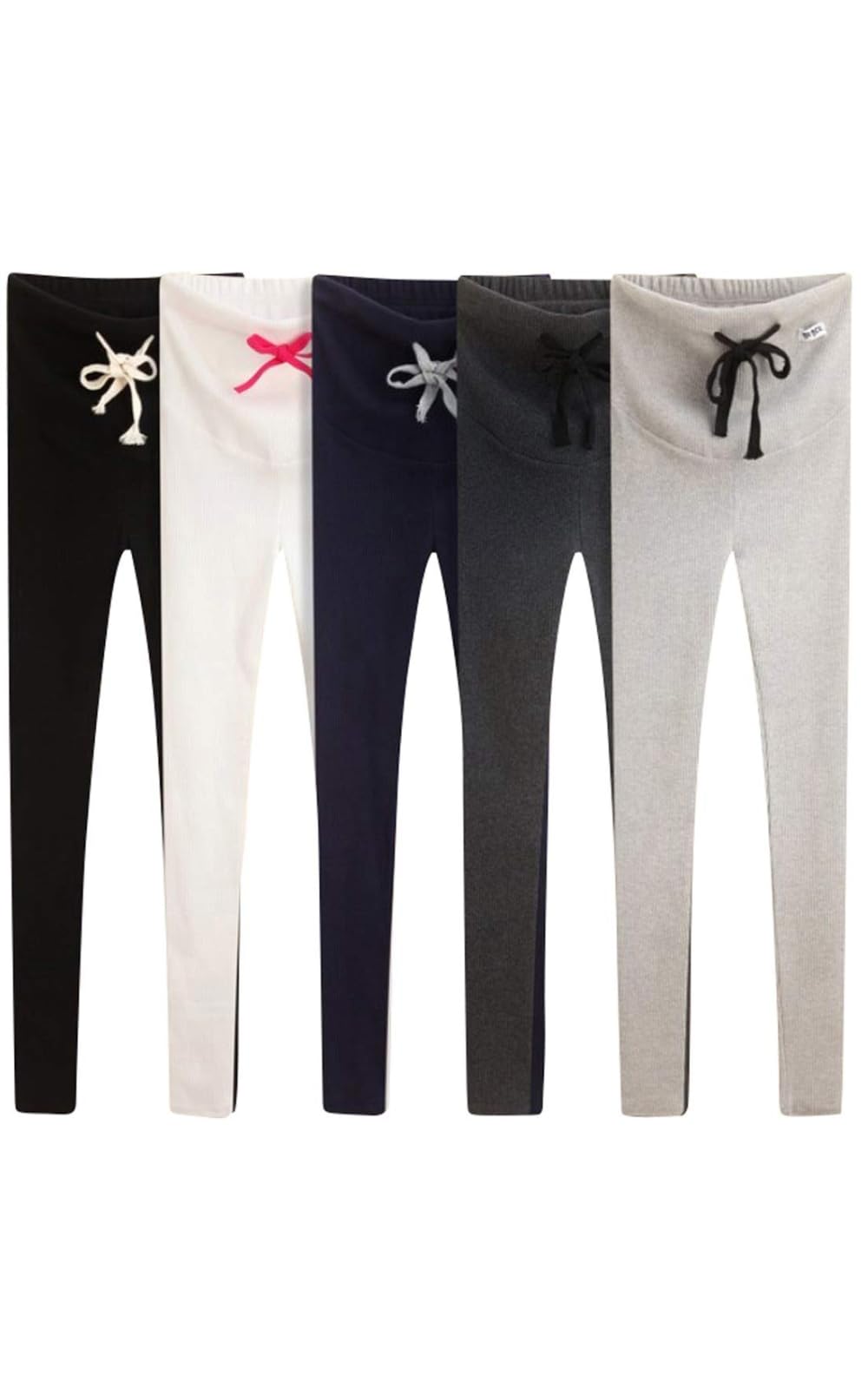 

Беременные ребристые эластичные леггинсы с регулируемым размером плюс L, леггинсы, колготки, талия, размеры, женщины, домашняя одежда, белый, белый